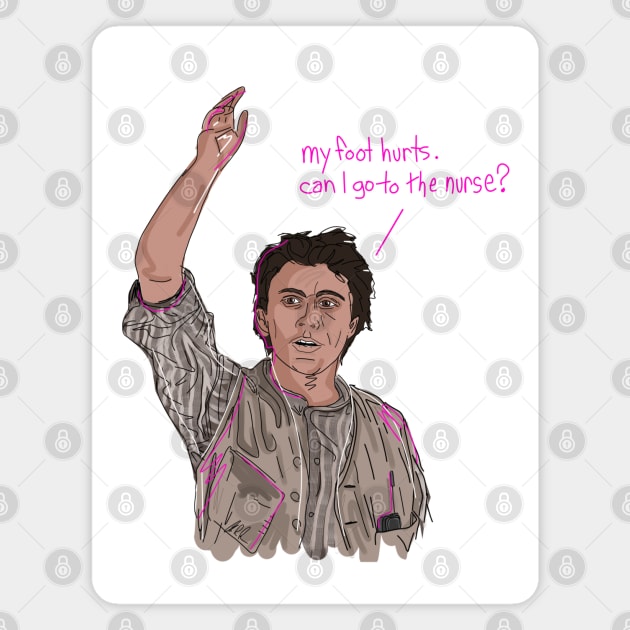 Clueless: My Foot Hurts Magnet by 51Deesigns